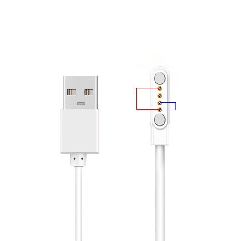 Universal 2p4p5p smartwatch magnetic charger 2-pin 4-pin 5-pin children's phone watch charging data cable by eprolo