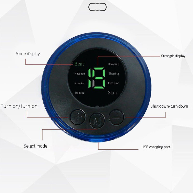 EMS Electric Pulse Neck Massager Cervical Massage Patch Back Sticker Muscle Stimulator Portable Relief Pain Relax Massageador by eprolo