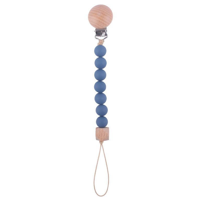 Infant and toddler products, beech wood pacifier clip, soothing wood octagonal pacifier, anti drop chain by eprolo