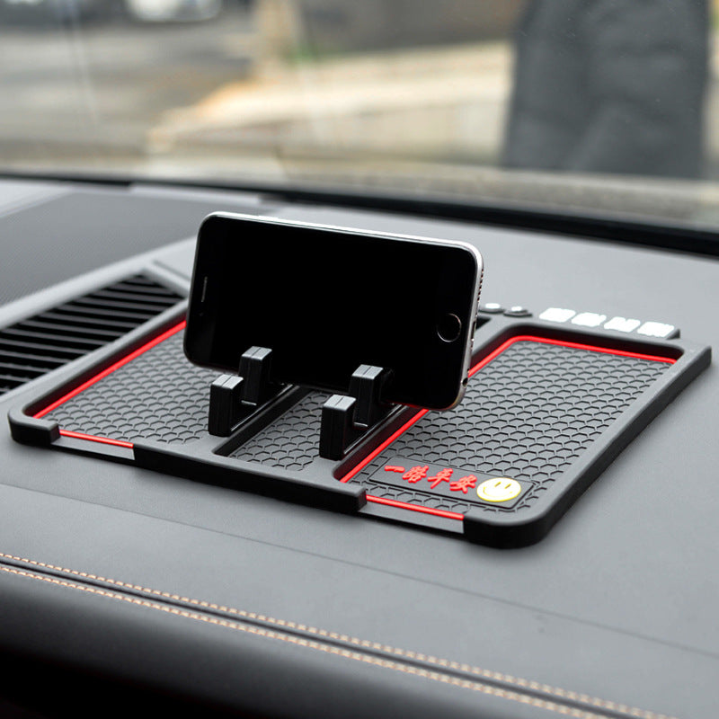 Anti-slip mat, car mobile phone holder, multi-functional vehicle, in-car dashboard support, navigation frame, mobile phone holder, parking sign by My Store