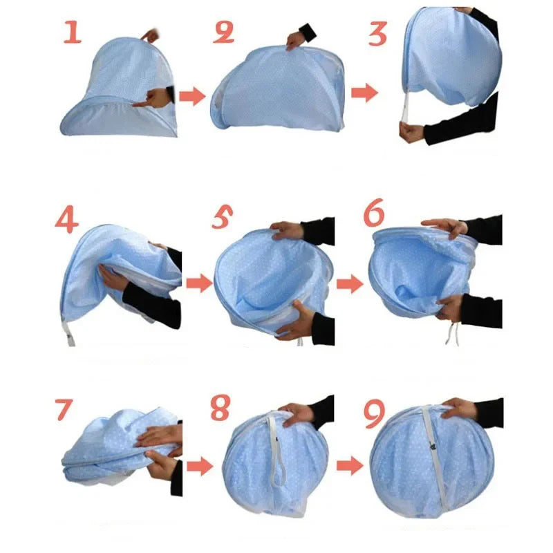 Folding mosquito net with sleeping pad pillow mosquito net bed three piece set music 0-3 year old children's mosquito net by eprolo