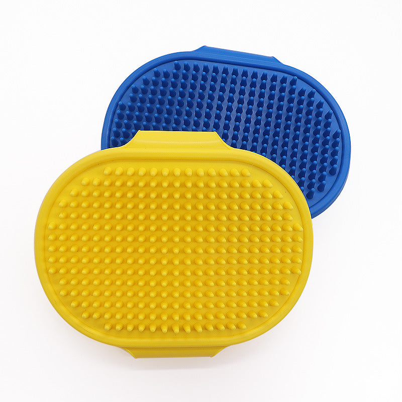 Soft Rubber Dog Cat Brush Pet Bath Silicone Comb Massage Comb Hair Remover Pet Supplies Dog Grooming Wash Cleaning Equipment by eprolo