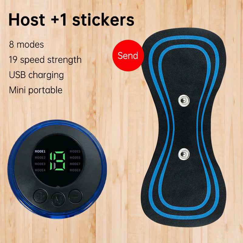 EMS Electric Pulse Neck Massager Cervical Massage Patch Back Sticker Muscle Stimulator Portable Relief Pain Relax Massageador by eprolo