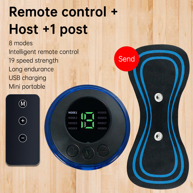 EMS Electric Pulse Neck Massager Cervical Massage Patch Back Sticker Muscle Stimulator Portable Relief Pain Relax Massageador by eprolo