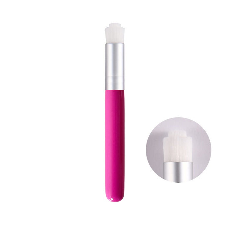 Washing Nose Brush Gods Deep Clean Pores Blackheads Convenient Fine Soft Bristles Manual Beauty Cleaning Flat Head Cleansing Brush by eprolo