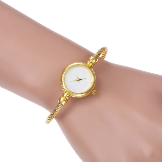 Ladies' alloy steel wire rope bracelet watch chic style fresh student casual fashion watch women's style by eprolo
