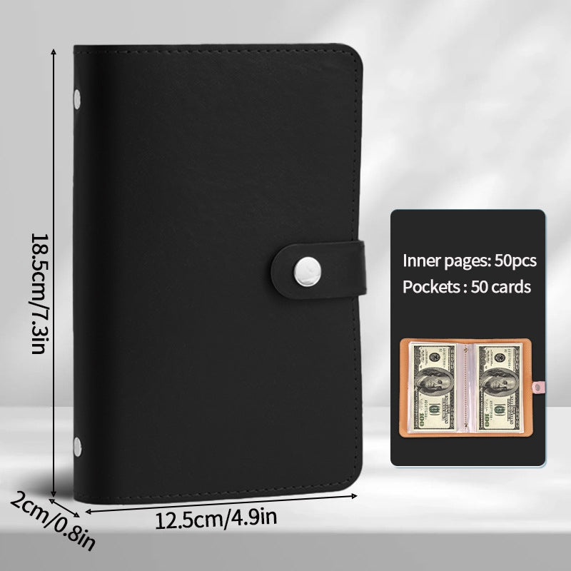 Versatile 100 - envelope savings book. Doubles as banknote album, money - saving organizer & photocard holder. Great for managin by eprolo