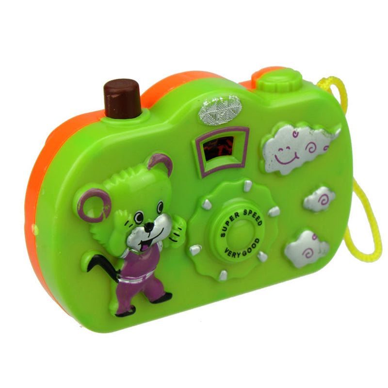 1pc Light Projection Camera Kids Educational Toys for Children Baby Gifts Animals World Random Color No Need To Install Battery by eprolo