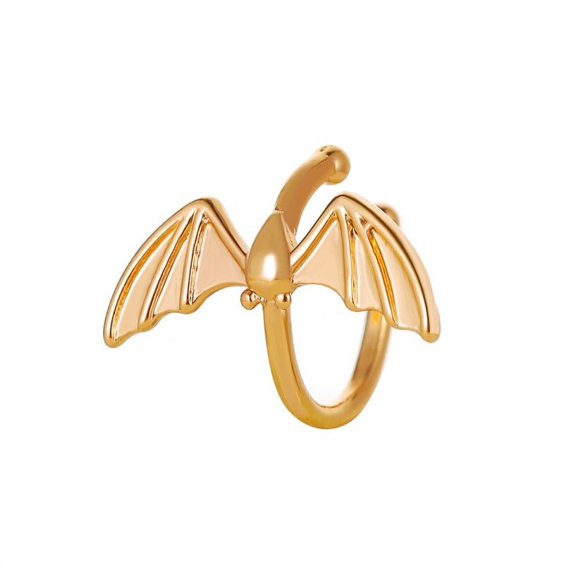 Fashion Frog Ear Cuffs Siliver Ear Cuff Clip Earrings For Women Earcuff No Piercing Fake Cartilage Earrings by eprolo