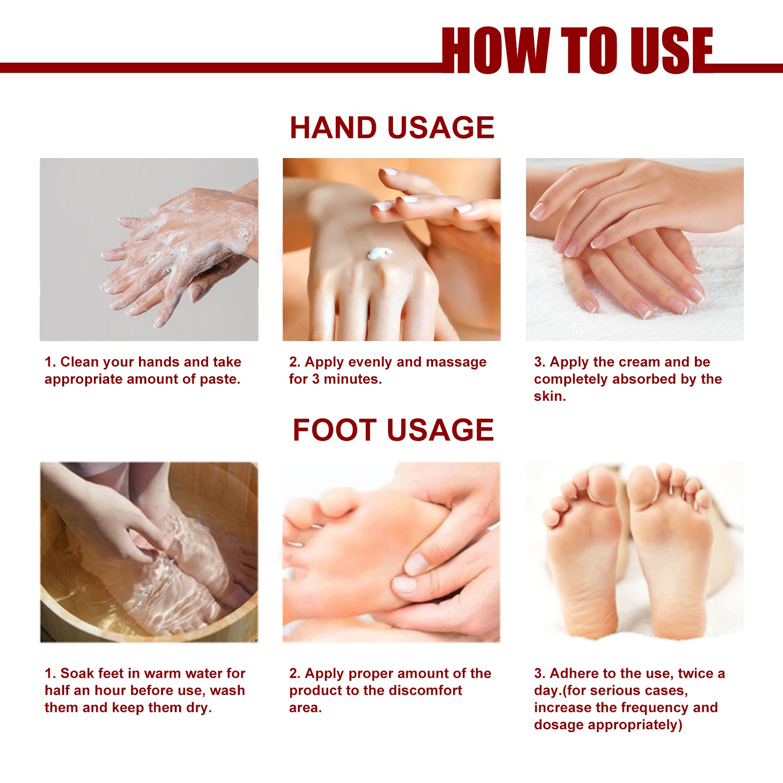 Horse Oil Hand And Foot Repair Cream, Chapped Skin Care Moisturizing And Anti-Peeling Repair Cream by eprolo