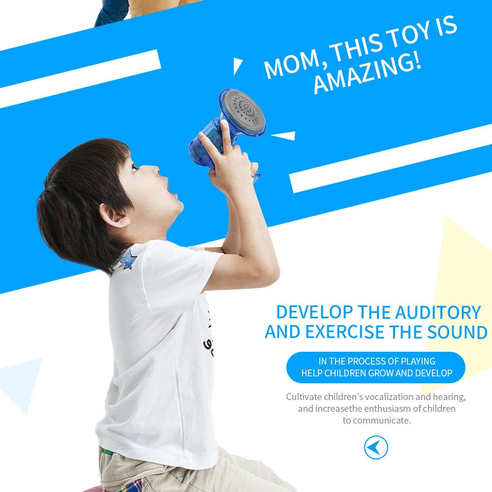 Funny Multi Voice Changer Amplifier 3 Different Voices Fun Toy Speaker Kids Gift Educational Children Kids Toys Birthday Gifts by eprolo
