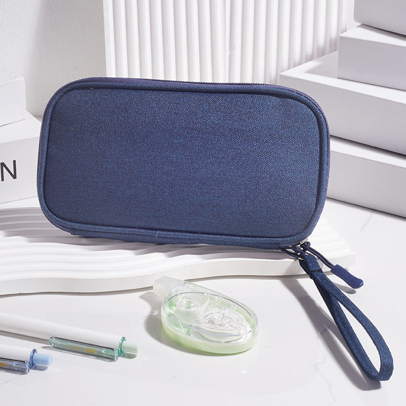 Multi - Functional Digital Accessories Organizer with Multiple - Layer Data Cable Pouch, Dust - proof Headphone Bag and Power Bank Pocket by eprolo