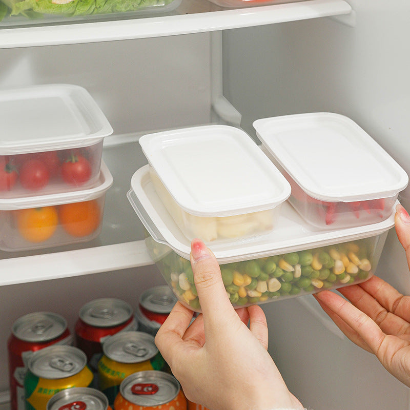 Refrigerator Storage Box Large-Capacity Transparent Fresh-Keeping Kitchen Storage Sealed Tank Fruit And Vegetable Food Sorting And Storage by eprolo