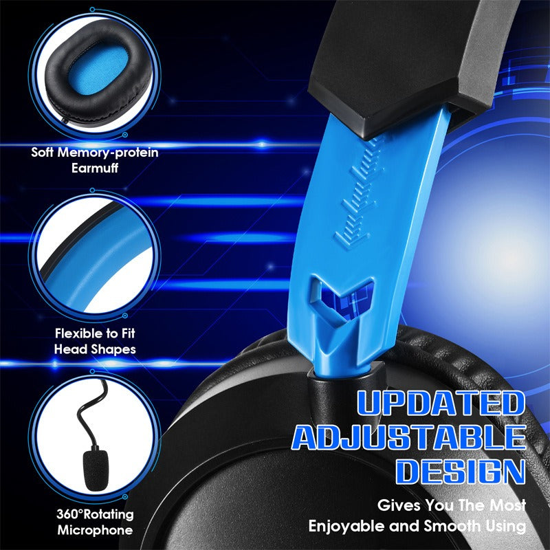 G3100 Head mounted Wired Gaming Earphones Computer Earphones PS4 Switch Gaming Controller Earphones by eprolo