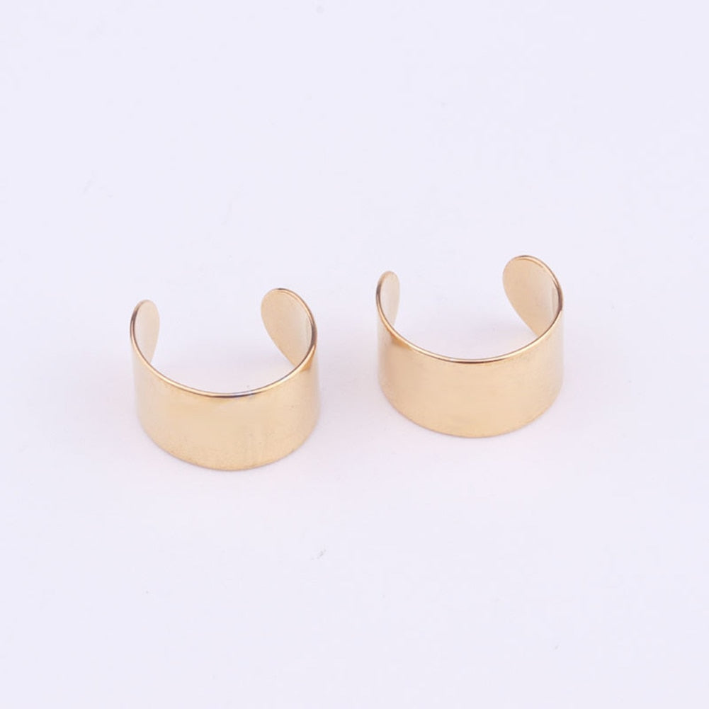 Fashion Frog Ear Cuffs Siliver Ear Cuff Clip Earrings For Women Earcuff No Piercing Fake Cartilage Earrings by eprolo