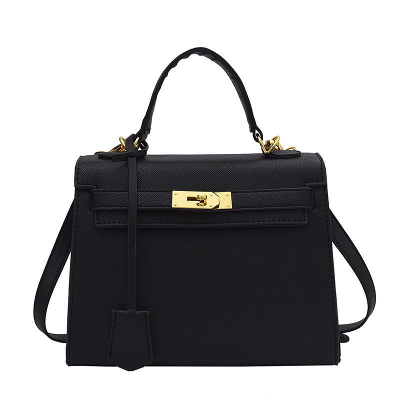 Size Solid Color PU Kelly Bag Candy Color Handbag Cross Shoulder Fashion Model Bag by eprolo