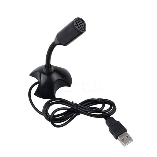 kebidu Adjustable USB Laptop Microphone Mini Studio Speech Microphone Stand Mic With Holder for Desktop PC High Quality by eprolo