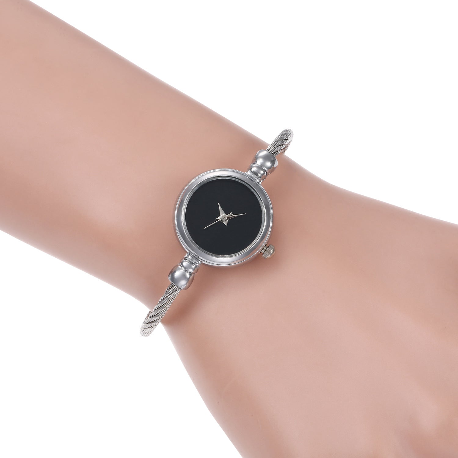 Ladies' alloy steel wire rope bracelet watch chic style fresh student casual fashion watch women's style by eprolo