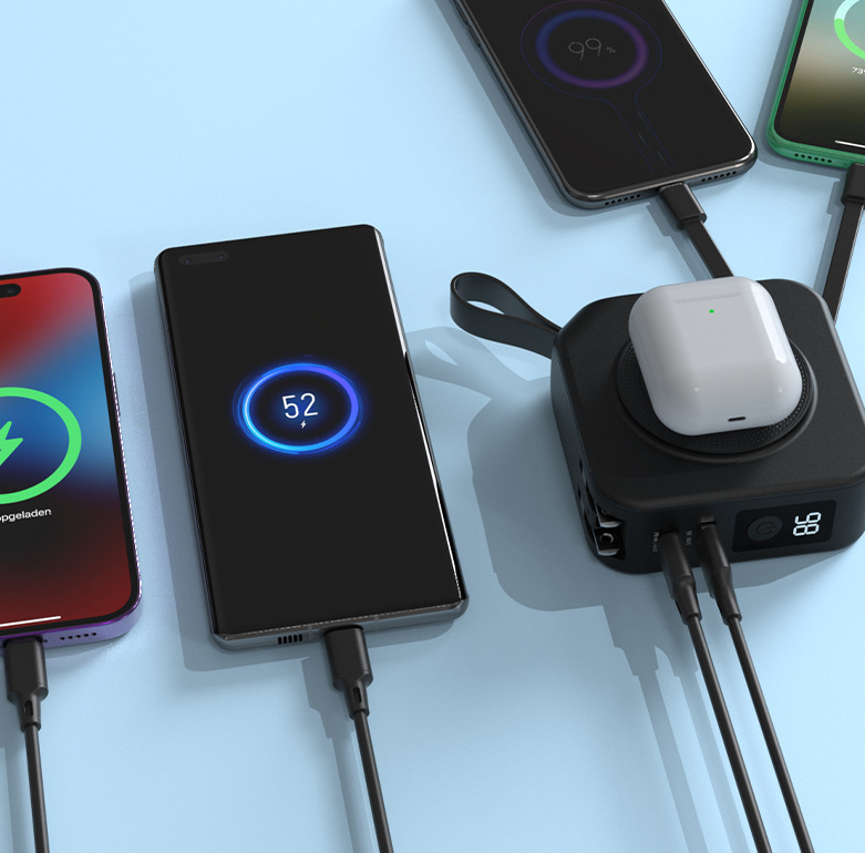 Five in one magnetic wireless power bank 22.5W portable power bank 10000mAh travel charger by eprolo