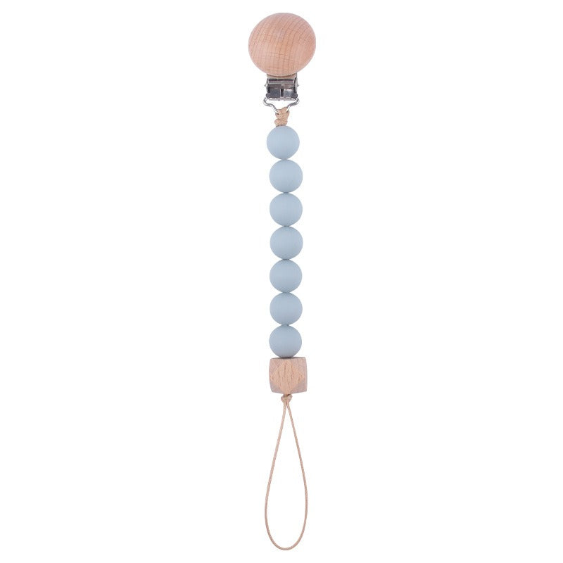 Infant and toddler products, beech wood pacifier clip, soothing wood octagonal pacifier, anti drop chain by eprolo