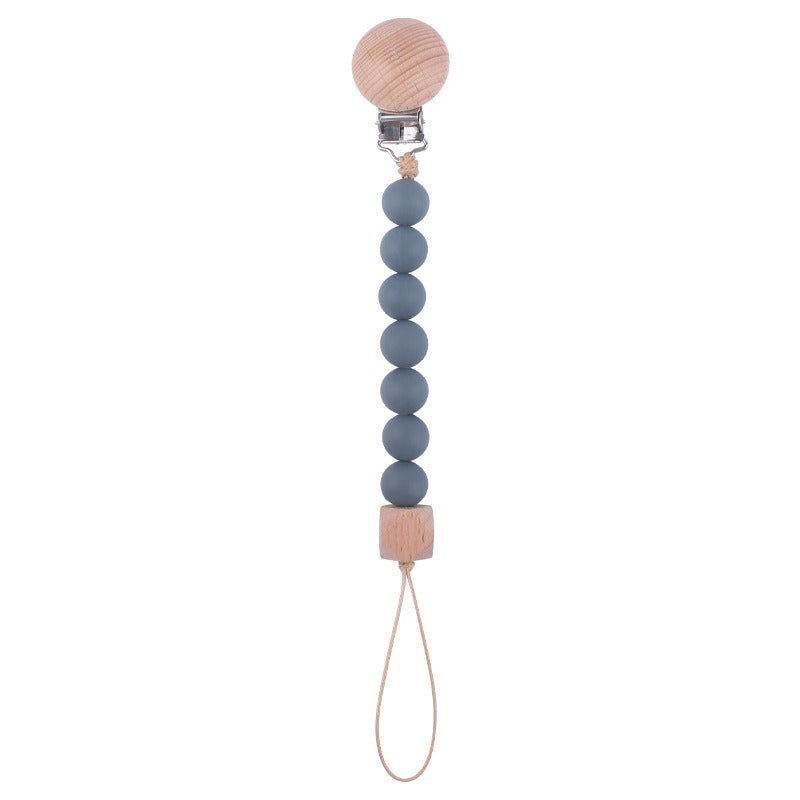 Infant and toddler products, beech wood pacifier clip, soothing wood octagonal pacifier, anti drop chain by eprolo