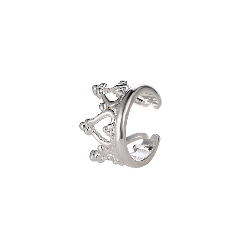 Fashion Frog Ear Cuffs Siliver Ear Cuff Clip Earrings For Women Earcuff No Piercing Fake Cartilage Earrings by eprolo