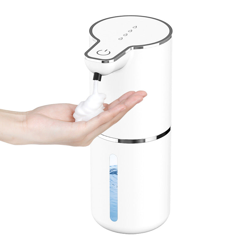 Distributeur de savon à capteur sans contact pour salle de bain et cuisine. Modes mousse et liquide.