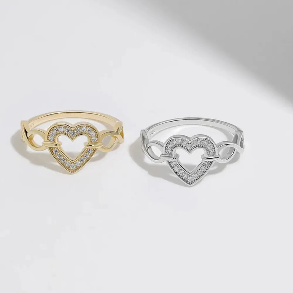 925 Sterling Silver Heart Ring by eprolo