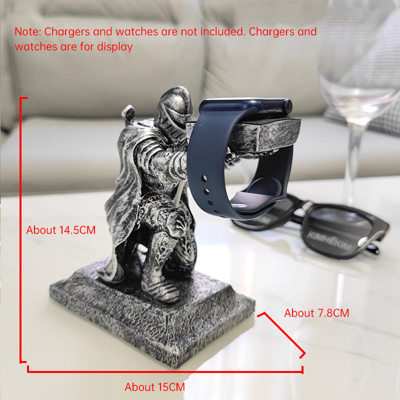 Suitable for Samsung Apple Huawei watch smart stand Apple watch charging display stand black warrior by eprolo