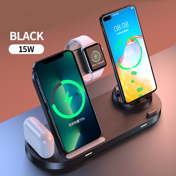Wireless charger fast charging suitable for iPhone wireless charging watch earphones 3in1 wireless charging by eprolo