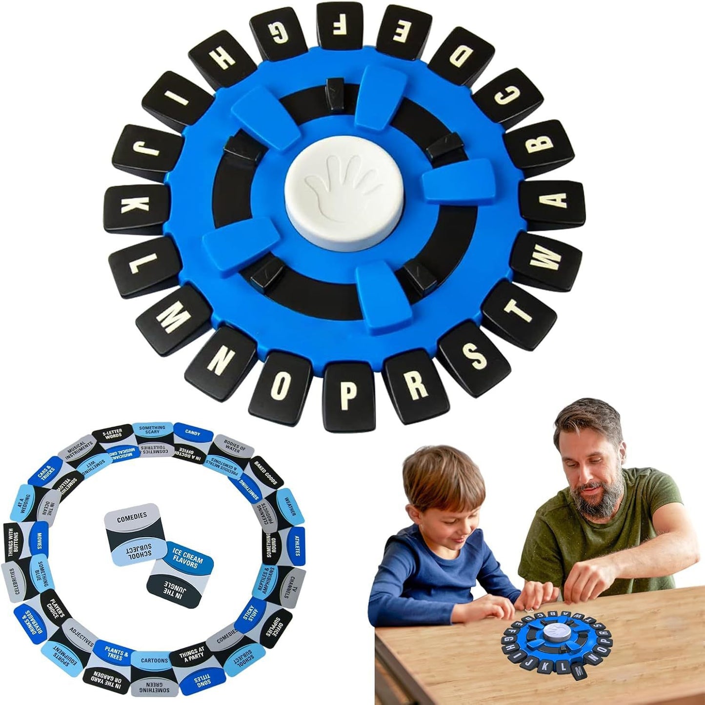 Crazy letter games, fast-paced family board games, puzzle toys by eprolo