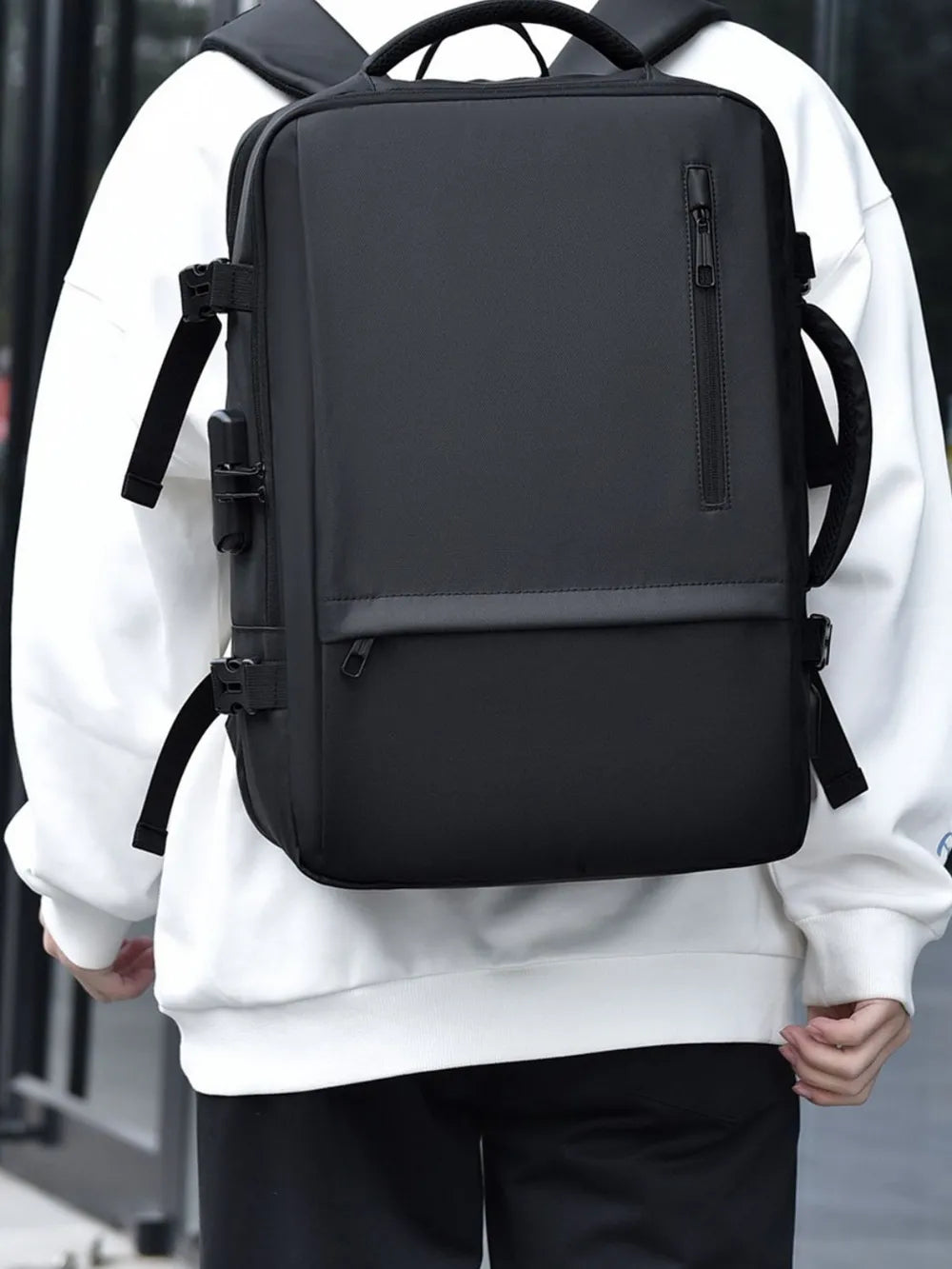 Multi-Pockets Adjustable Straps Backpack Bag by eprolo