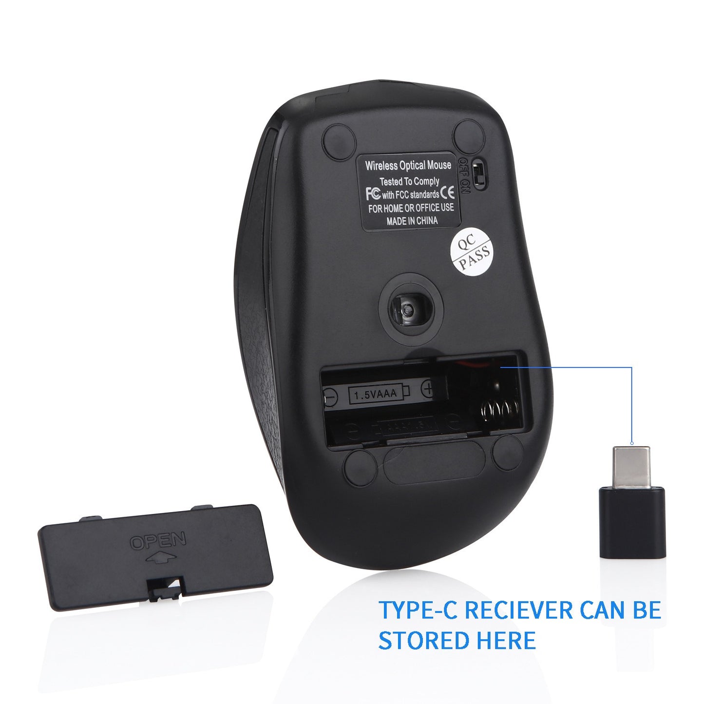 USB-C Wireless Mouse Silent Office Gaming Laptop Creative Wireless Mouse by eprolo