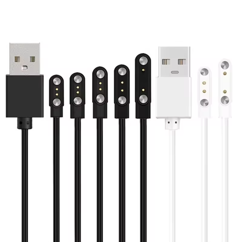 Universal 2p4p5p smartwatch magnetic charger 2-pin 4-pin 5-pin children's phone watch charging data cable by eprolo