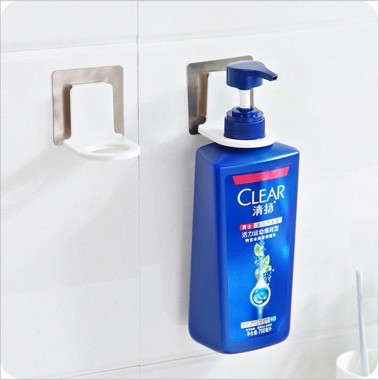 Home Creative Bathroom Toilet Shower Gel Rack Punch-Free Strong Shower Gel Shampoo Storage Rack by eprolo