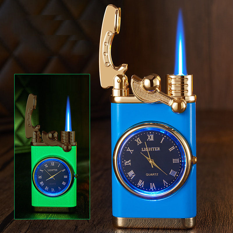 Multi functional electronic watch cigarette lighter integrated into one machine, versatile men's gift lighter by eprolo