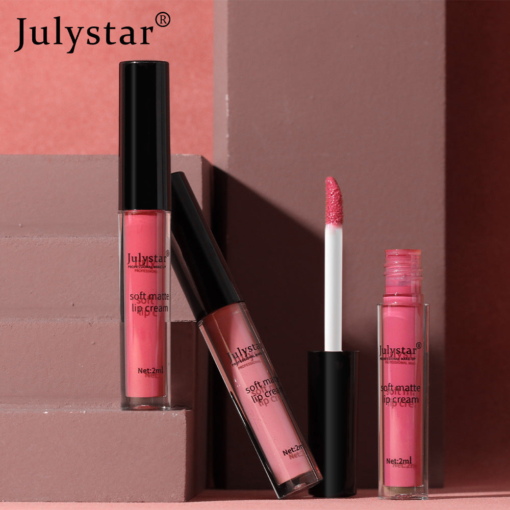 Christmas Makeup Powder Mist Matte Candy Lip Glaze Matte Long Lasting Moisturizing Liquid Lipstick by eprolo