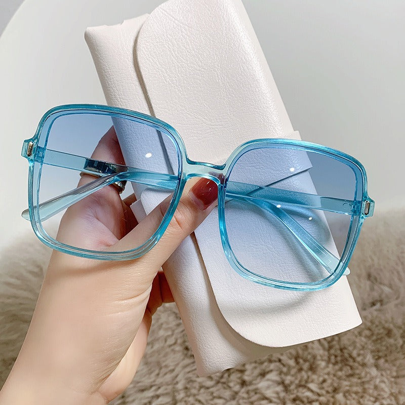 Rice nail square sunglasses Women's shades gradient trend UV protection by eprolo