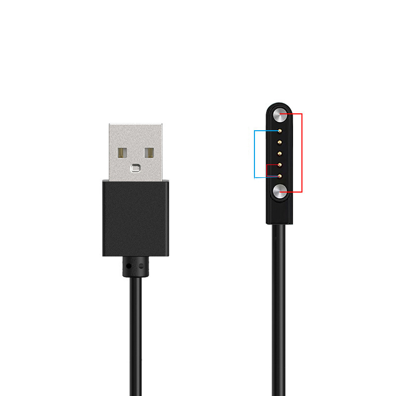 Universal 2p4p5p smartwatch magnetic charger 2-pin 4-pin 5-pin children's phone watch charging data cable by eprolo