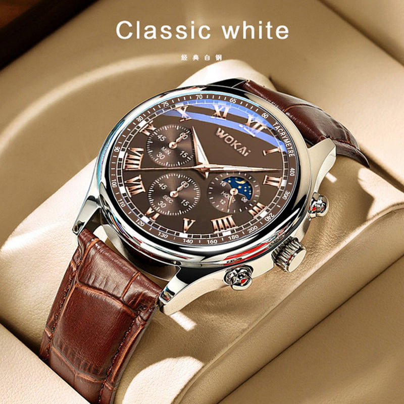 Business Watch Quartz Sports Watch Leisure Belt Men's Watch Men's Watch Men's Watch by eprolo