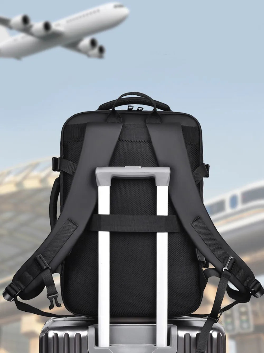 Multi-Pockets Adjustable Straps Backpack Bag by eprolo
