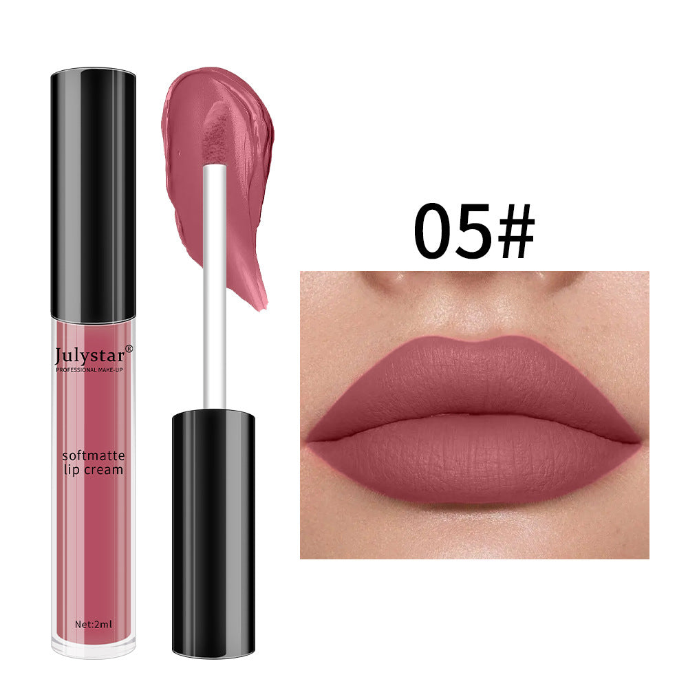 Christmas Makeup Powder Mist Matte Candy Lip Glaze Matte Long Lasting Moisturizing Liquid Lipstick by eprolo