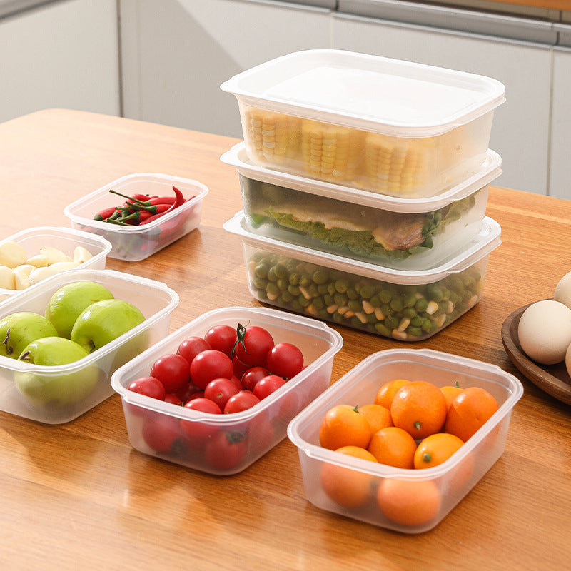 Refrigerator Storage Box Large-Capacity Transparent Fresh-Keeping Kitchen Storage Sealed Tank Fruit And Vegetable Food Sorting And Storage by eprolo