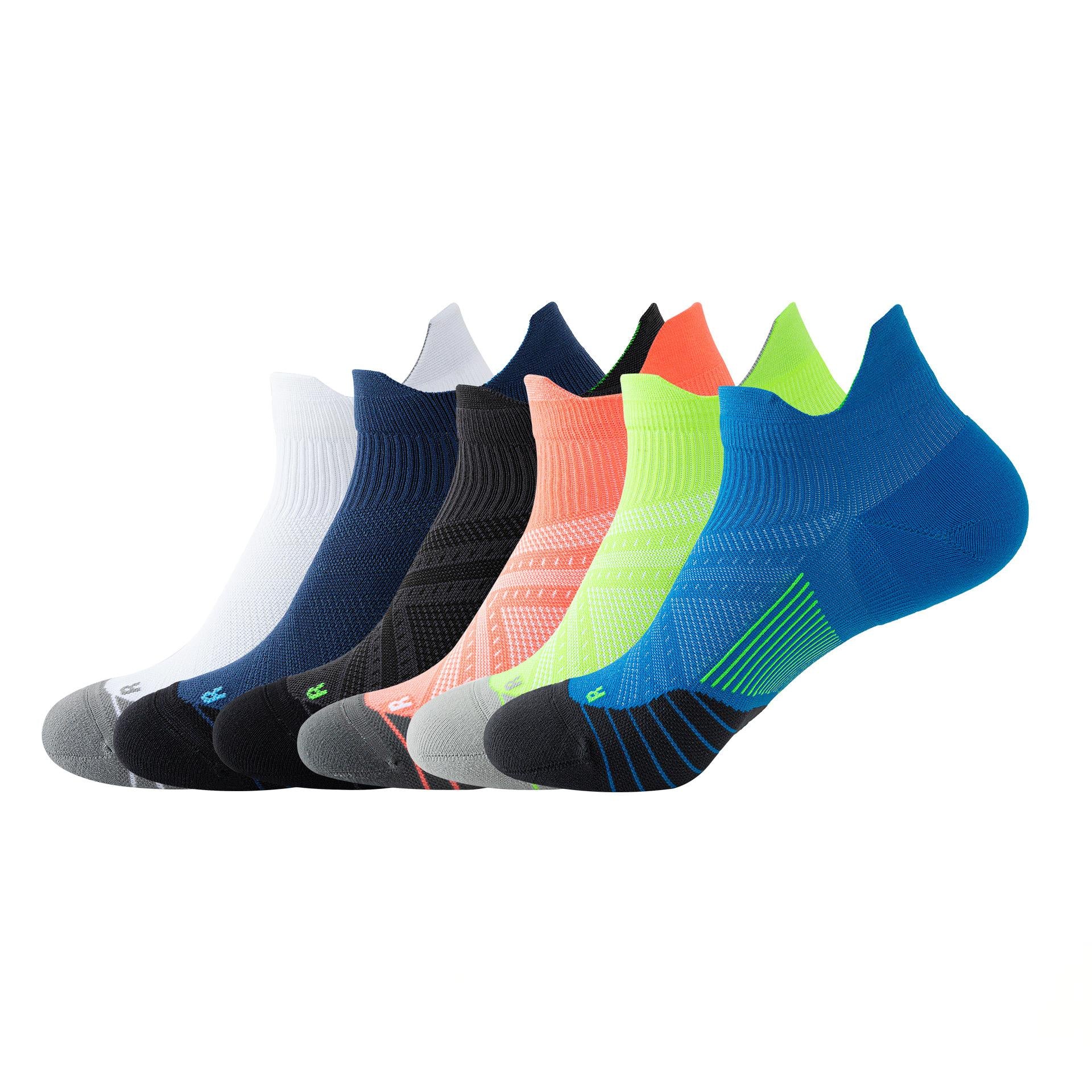 Professional sports socks for men and women, shallow socks for fitness and running, towel bottom, anti slip and wear-resistant sports boat socks by eprolo