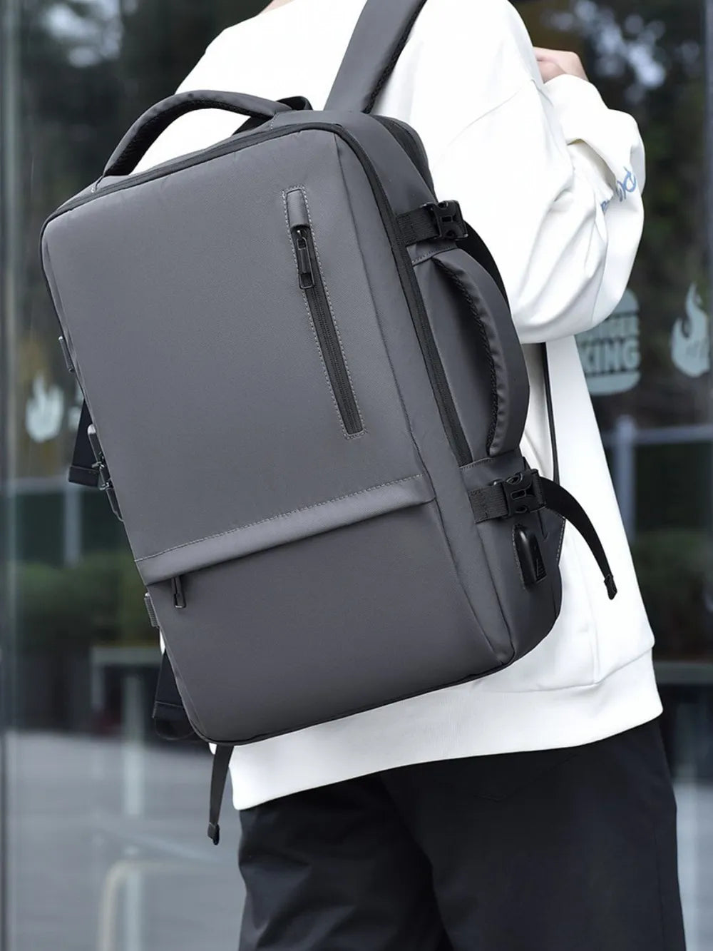 Multi-Pockets Adjustable Straps Backpack Bag by eprolo
