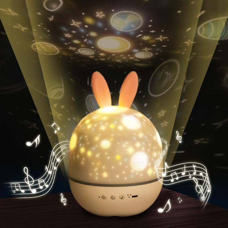 Night Light Projector With USB Cable Powered Starry Romance Rotating Projection Lamp For Kids Adults Bedroom Dec Christmas Gift by eprolo