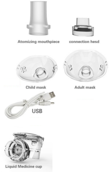 Portable Mesh Nebulizer Silent Ultrasonic Medical Steaming Inhaler USB Charging Adult Kids Respirator Humidifier Health Care by eprolo