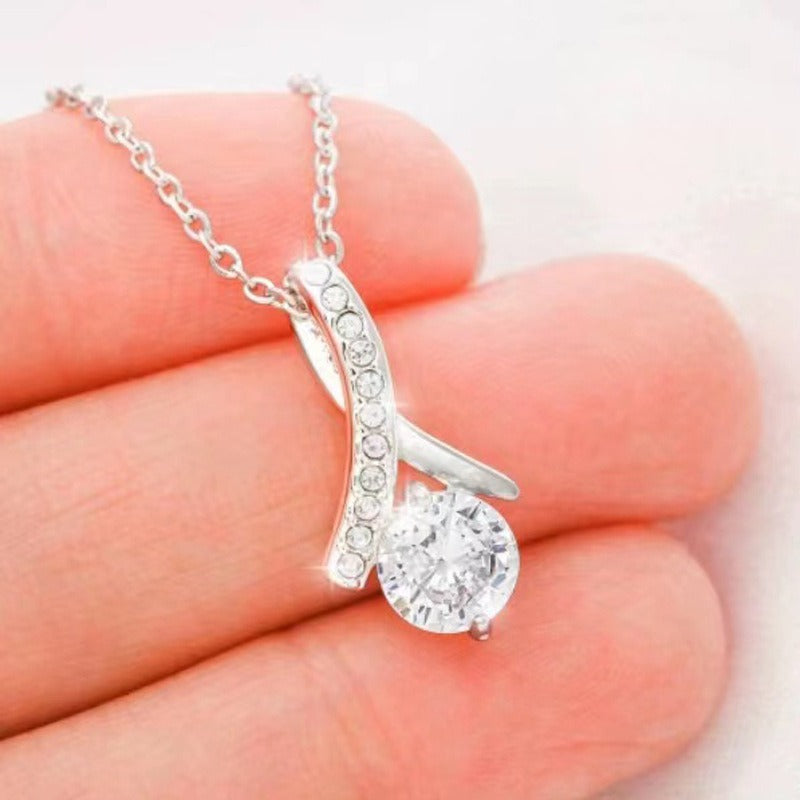 Soulmate Design Touching Herringbone Pendant Classic Versatile Mother's Day Gift Necklace by eprolo