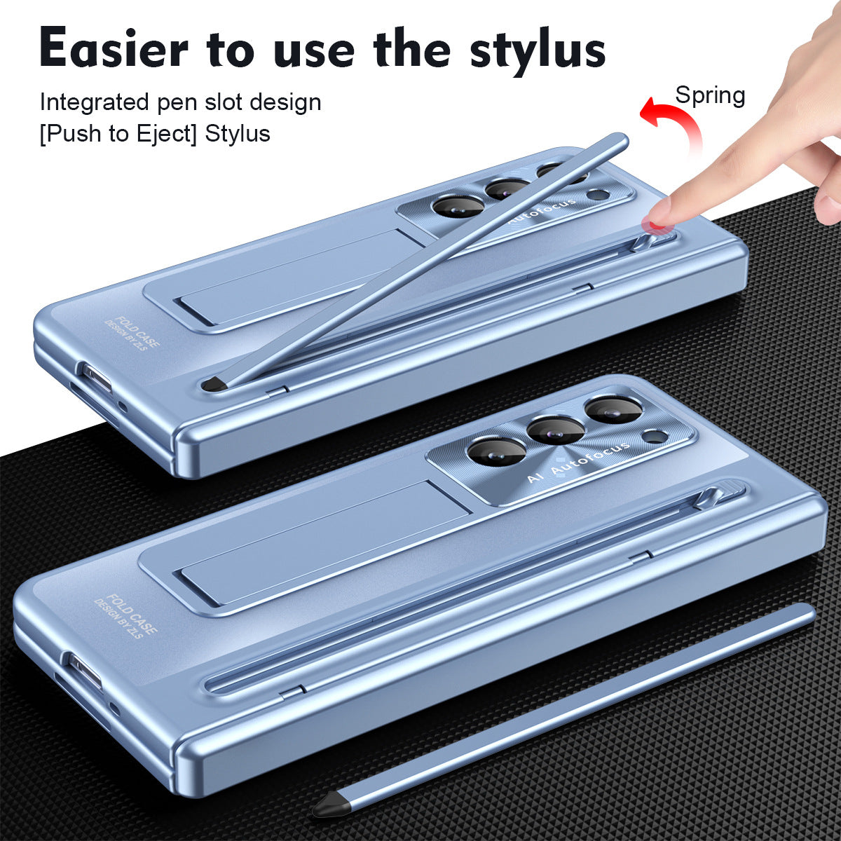 Suitable for Samsung zfold 6 phone case FOLD5 folding official pen slot case film integrated all inclusive anti fall protective case by eprolo