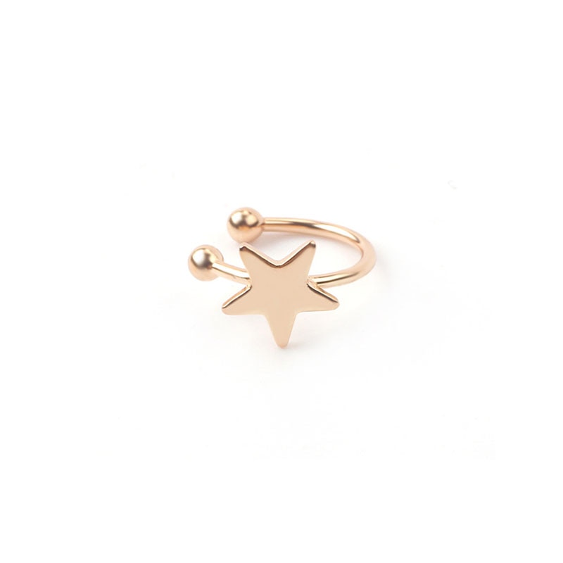 Fashion Frog Ear Cuffs Siliver Ear Cuff Clip Earrings For Women Earcuff No Piercing Fake Cartilage Earrings by eprolo